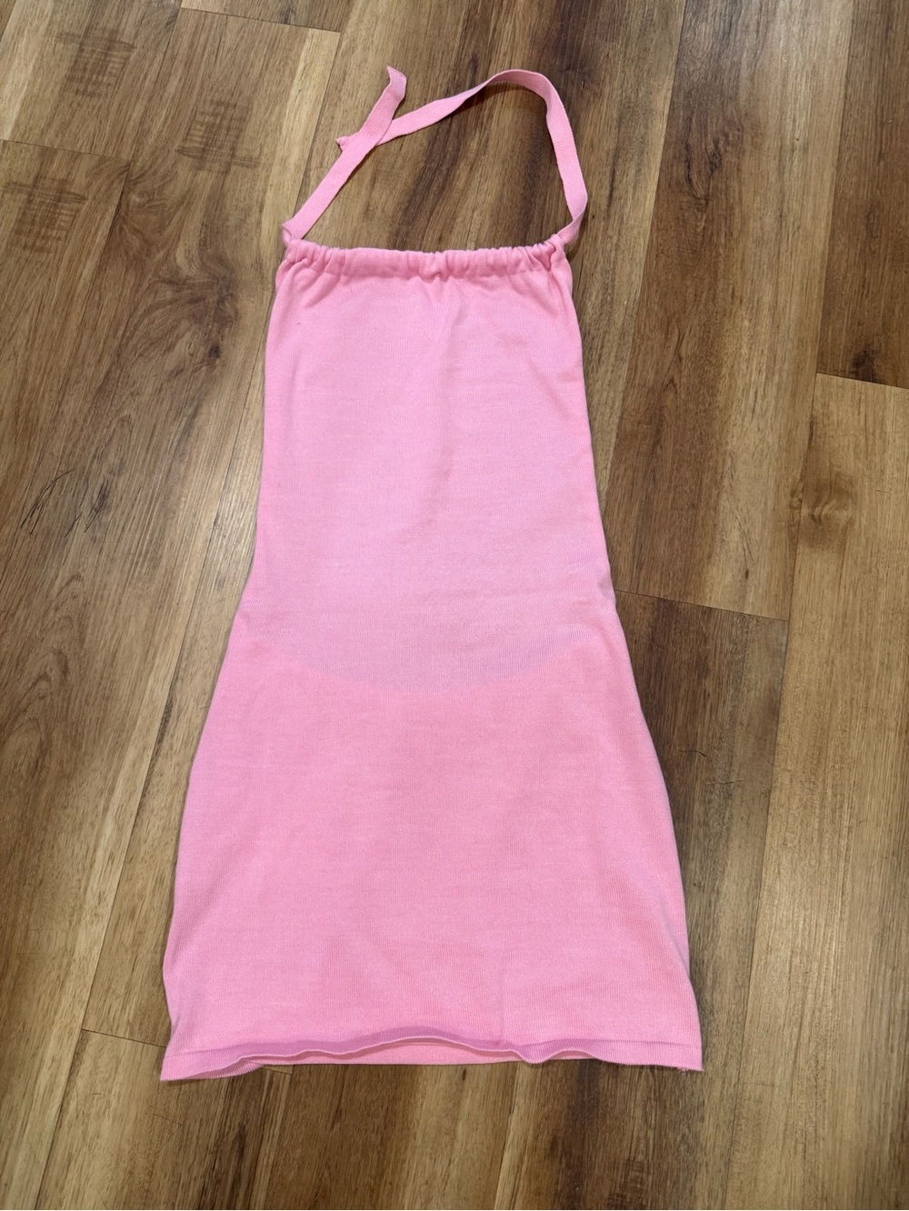 Pink Halter Slip Dress - Like New